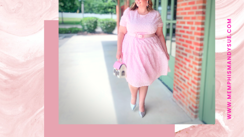 Halogen x Atlantic-Pacific Pink Party Dress
