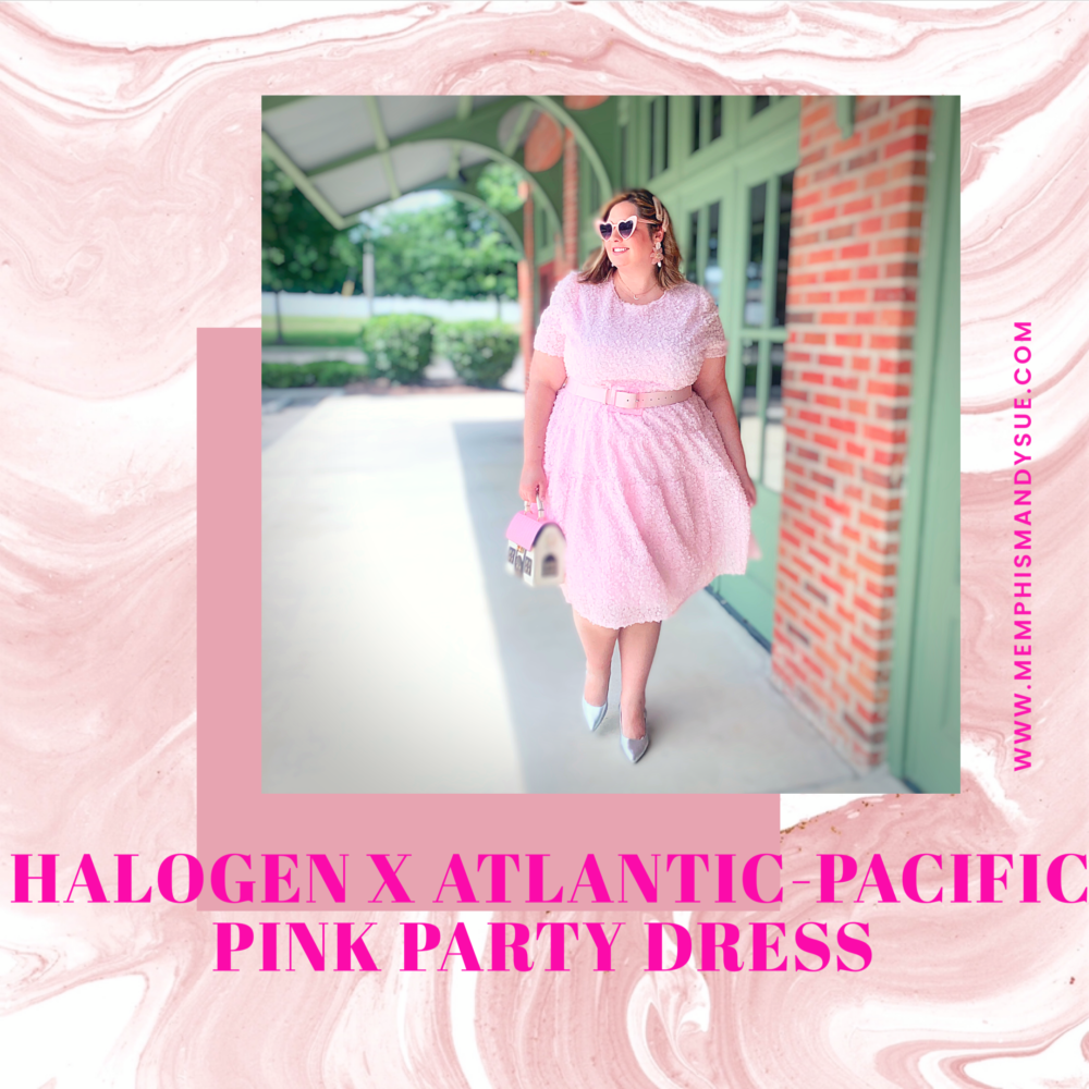 Halogen x Atlantic-Pacific Pink Party Dress