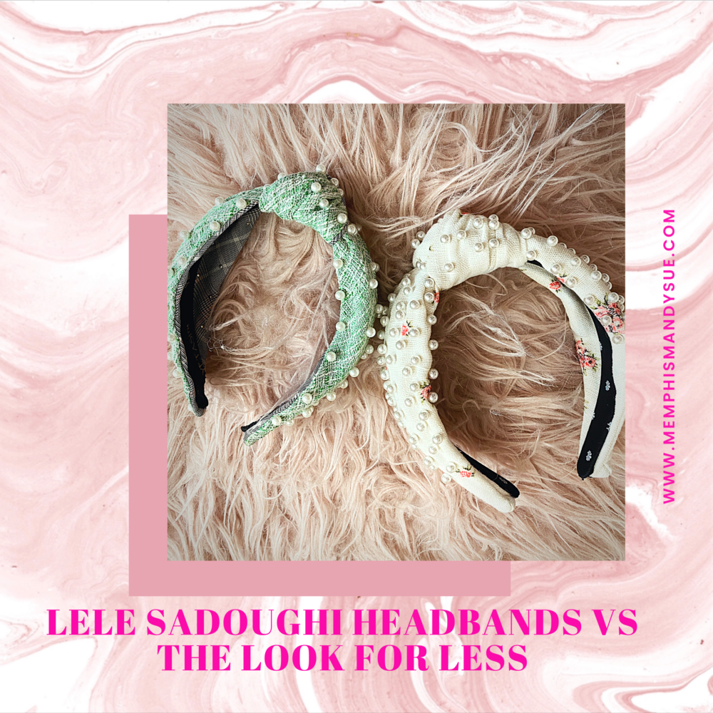 Lele Sadoughi Headband vs The Look for Less