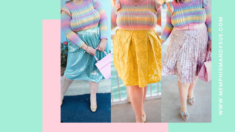 Rainbow Sweater Three Way Style