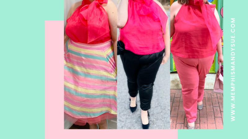 Big Bow Blouse Three Way Style