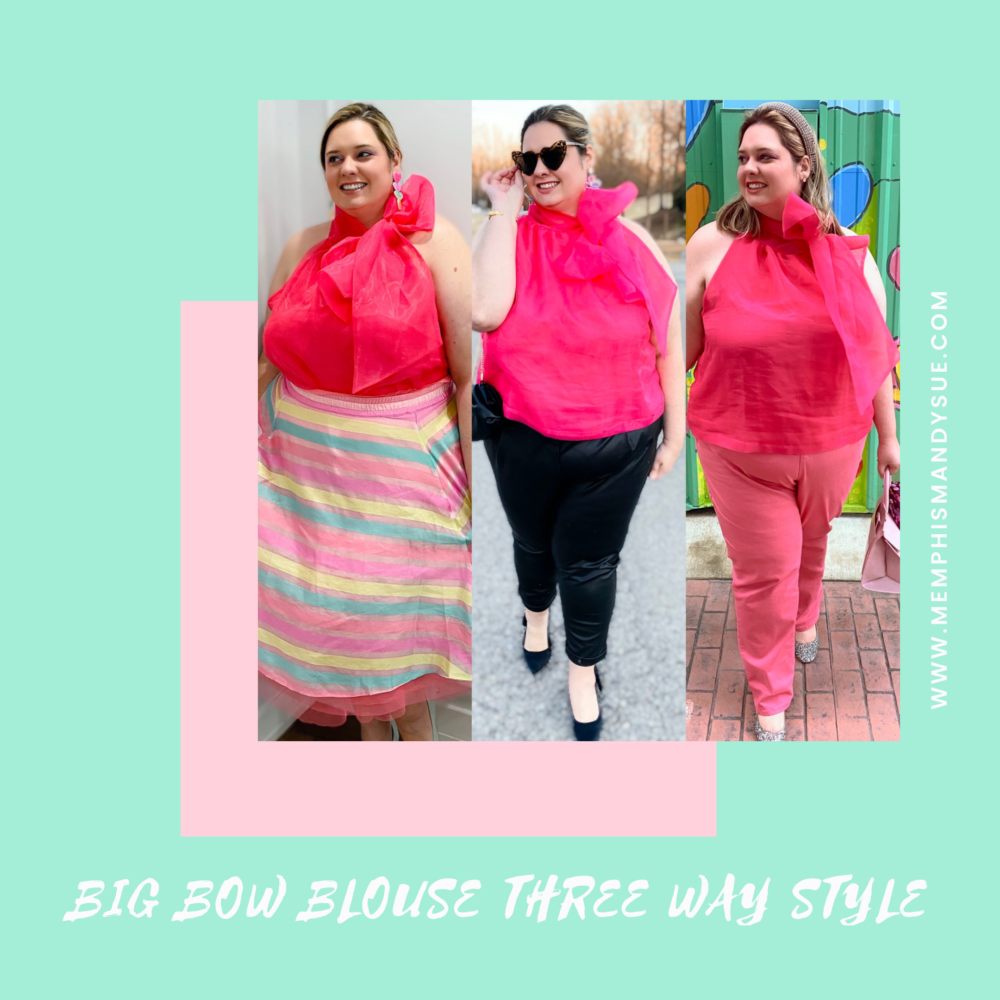 Big Bow Blouse Three Way Style