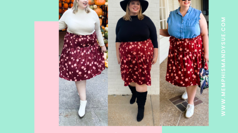 Three Way Style : Magnolia Dot Skirt